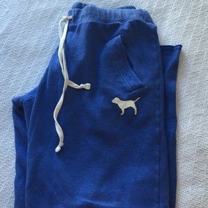 Sweatpants royal blue boyfriend fit