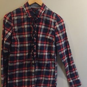 Tommy Hilfiger Red and blue Plaid button down