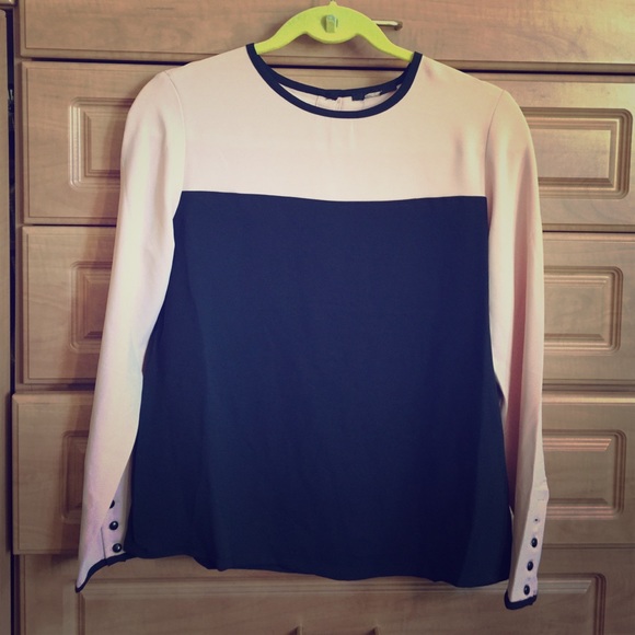 2 tone color blouse