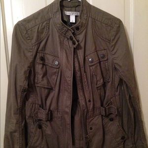 Brown LOFT utility jacket