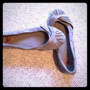 Rocketdog sparkly grey flats