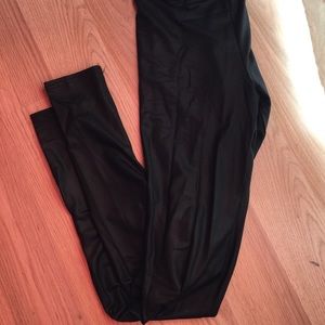 Pleather leggings
