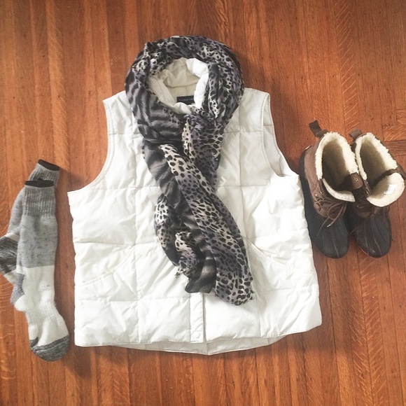Lands End down vest