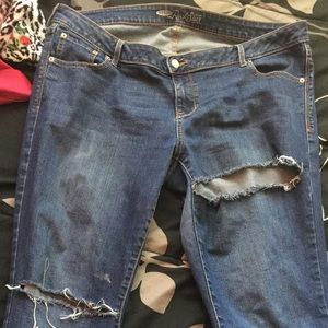 Old Navy ripped jeans