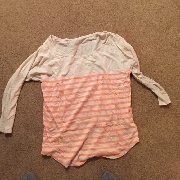 Neon stripes tee