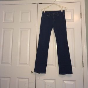 Banana Republic boot cut jeans dark wash