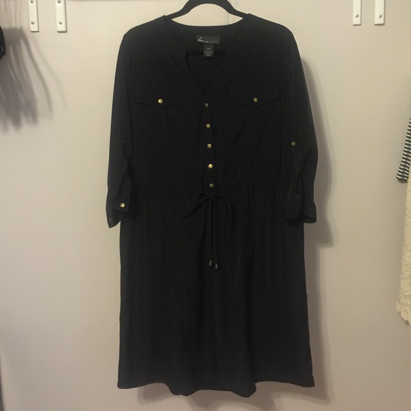Black Blouse Dress