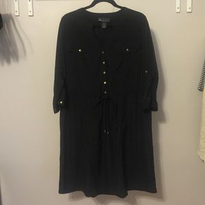 Black Blouse Dress