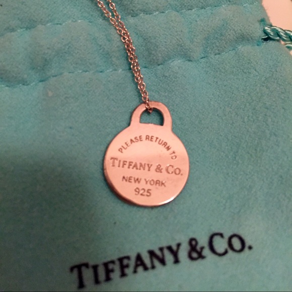 Tiffany & Co. Jewelry - "Return to Tiffany" round tag pendant