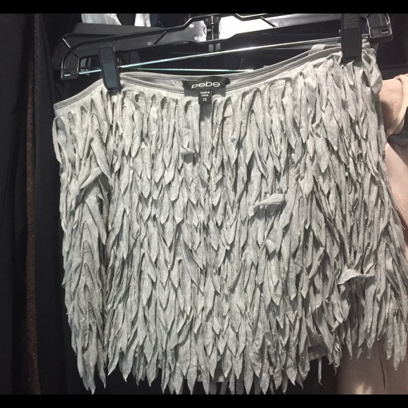 Bebe Fringe Skirt