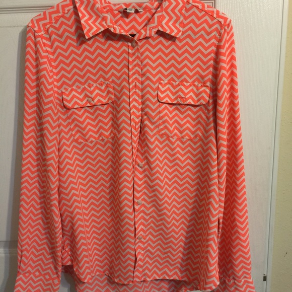 Large Long sleeve button up American Eagle