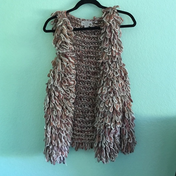 Anthropologie  knitted vest