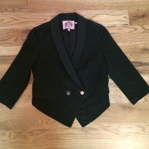 Juicy Couture black cropped blazer