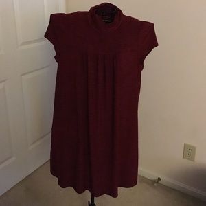 Red & black party dress