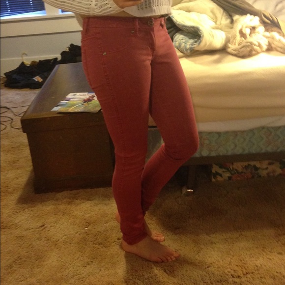 Volcom Red Jeans Legging Fit - Picture 3 of 4