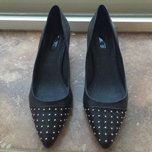 Topshop Studded Kitten Heels