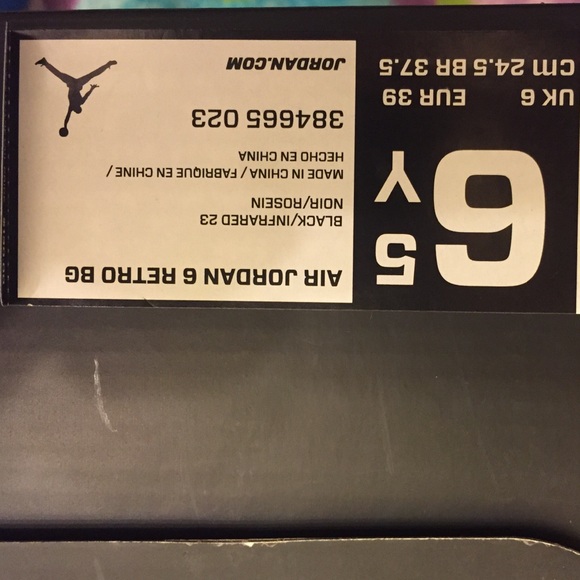 Black Infrared 6's - Picture 4 of 4