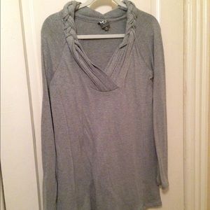 Grey Anthropologie tunic