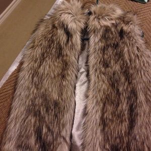 Faux fur vest!!!