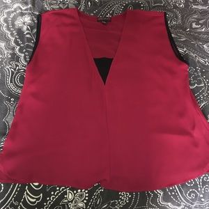 Forever21 Plus Size Top - Maroon & Black