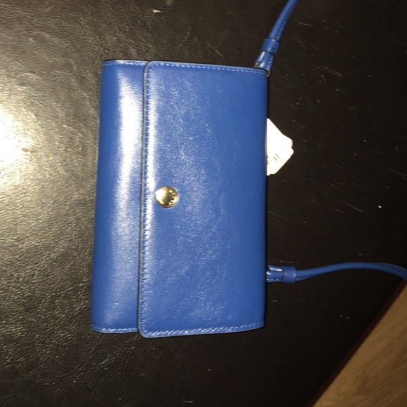 Coach small leather phone xbody