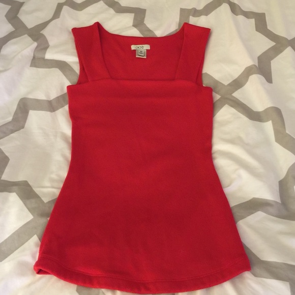 Red Cache tank top