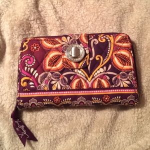 Vera Bradley Turn lock clutch