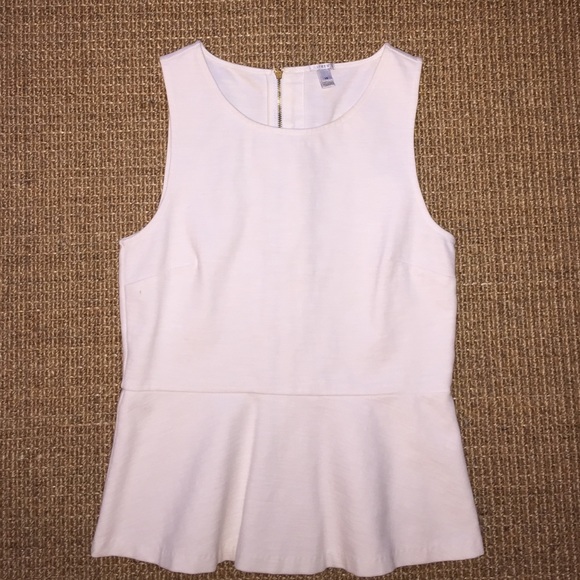 J Crew Peplum Top