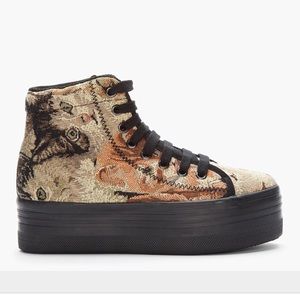 Jeffrey Campbell Cat Tapestry Sneaks