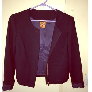 Size 4 navy blue Tory Burch blazer