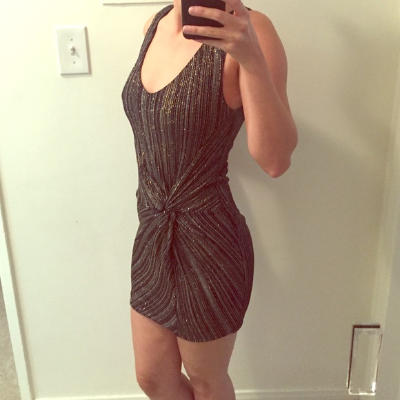 Glitter mini dress