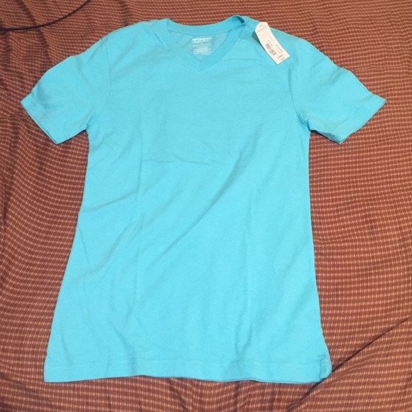 Blue v neck shirt XS - Picture 1 of 3