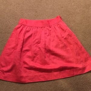 JCrew pink skirt