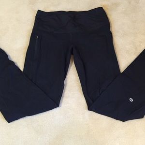 Black skinny groove lululemon pants FULL LUON