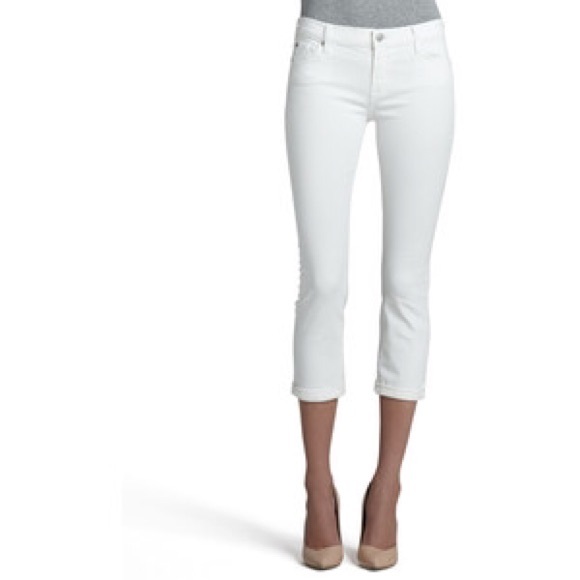 Habitual White Skinny Capris