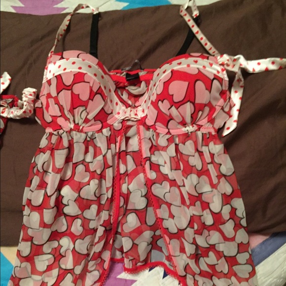 Victoria Secret hearts teddy