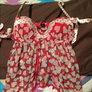 Victoria Secret hearts teddy