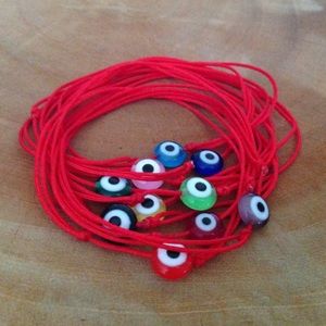 Red string Evil Eye adjustable bracelets
