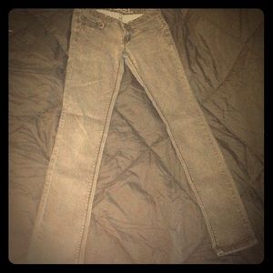 low-rise skinny jeans.