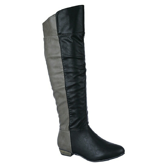 New Two Toned Riding Boots - Picture 2 of 4
