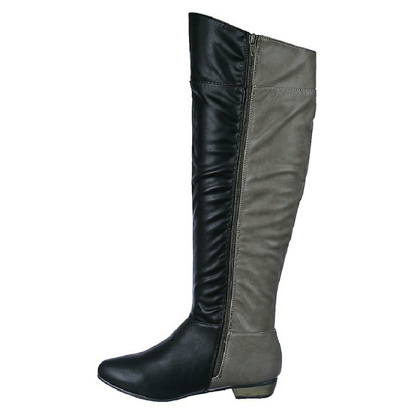 New Two Toned Riding Boots - Picture 3 of 4