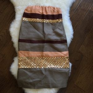 Missoni silk strapless dress