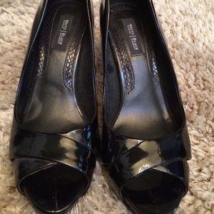 White House Black Market Peep Toe Pumps