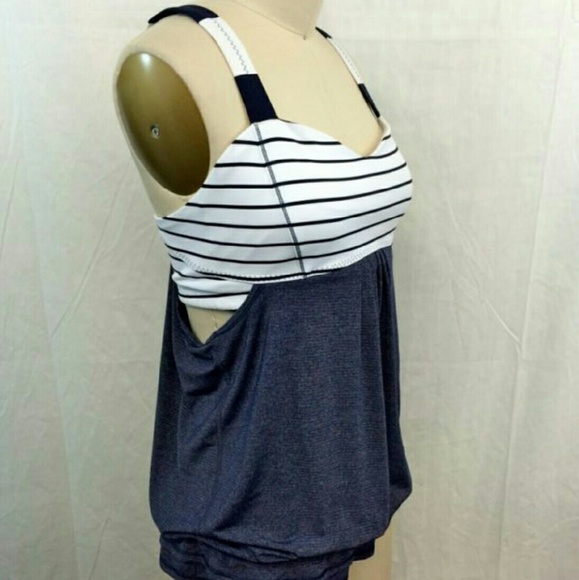 Back on Track Tank Quiet Stripe