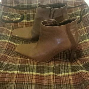 Shoe booties. Carmel.  Just Like new