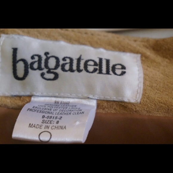 Bagatelle Genuine Leather Skirt - Picture 4 of 9