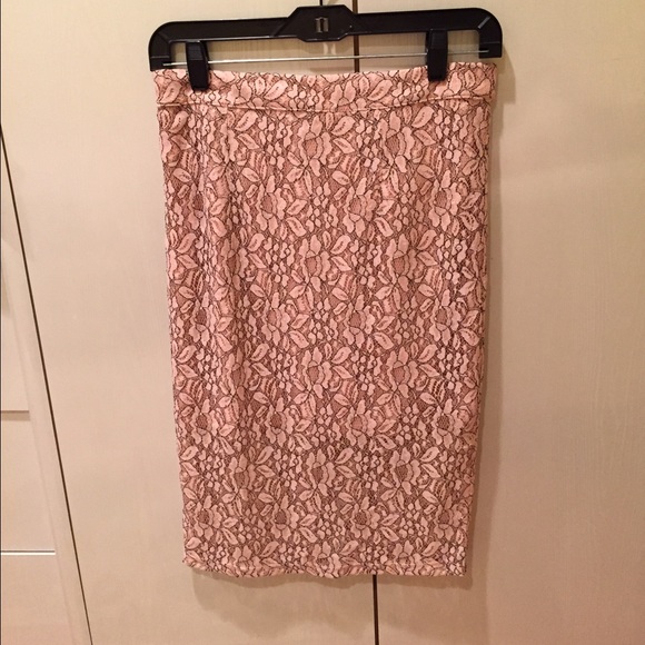 Brand new lace pencil skirt