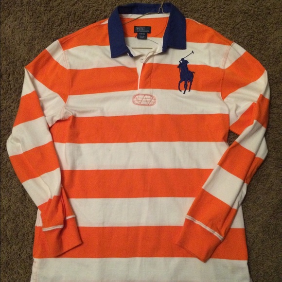 White & orange Ralph Lauren Polo