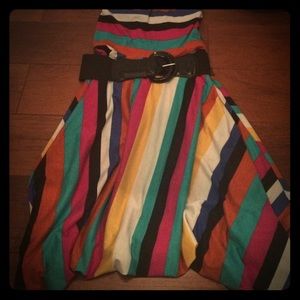 Multi colored summer dress