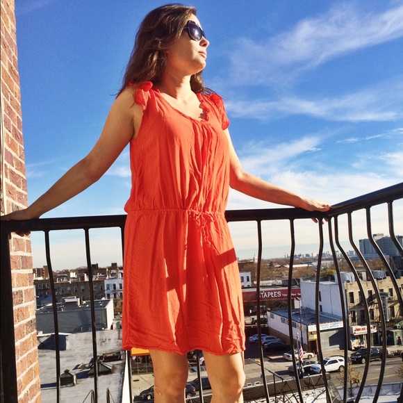 Bright Orange Dress